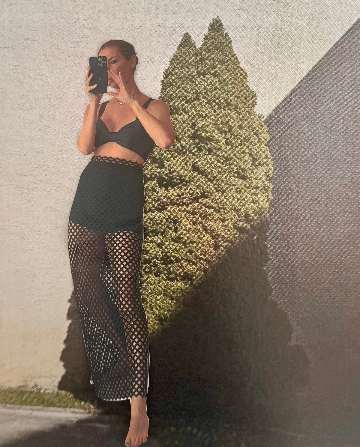 Villa Savoye Skirt / Noir