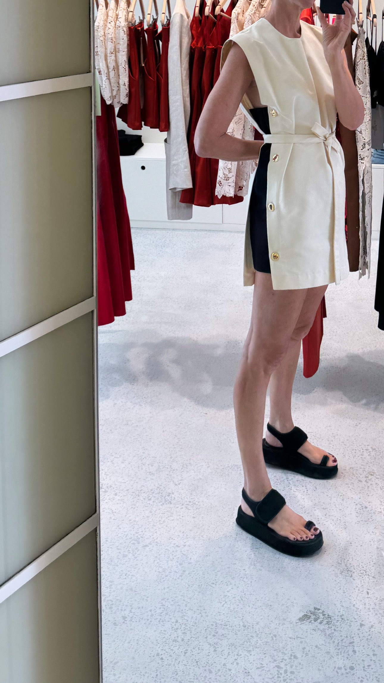 Hermes Tunic Dress / Cream