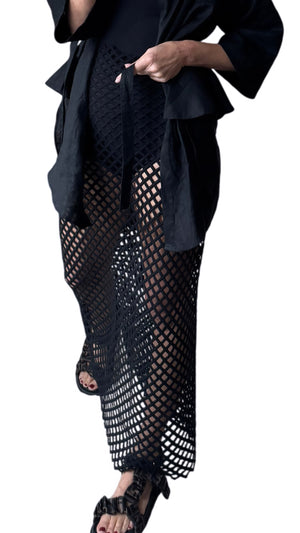 Villa Savoye Skirt in Noir