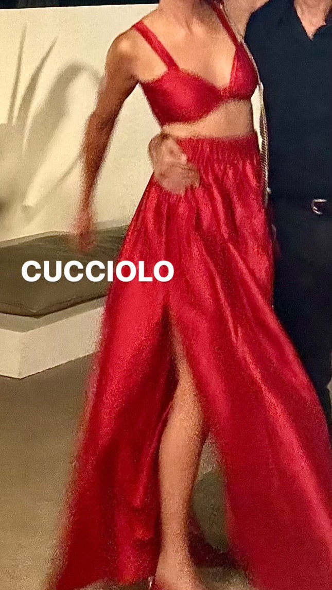 Cucciolo Skirt Red