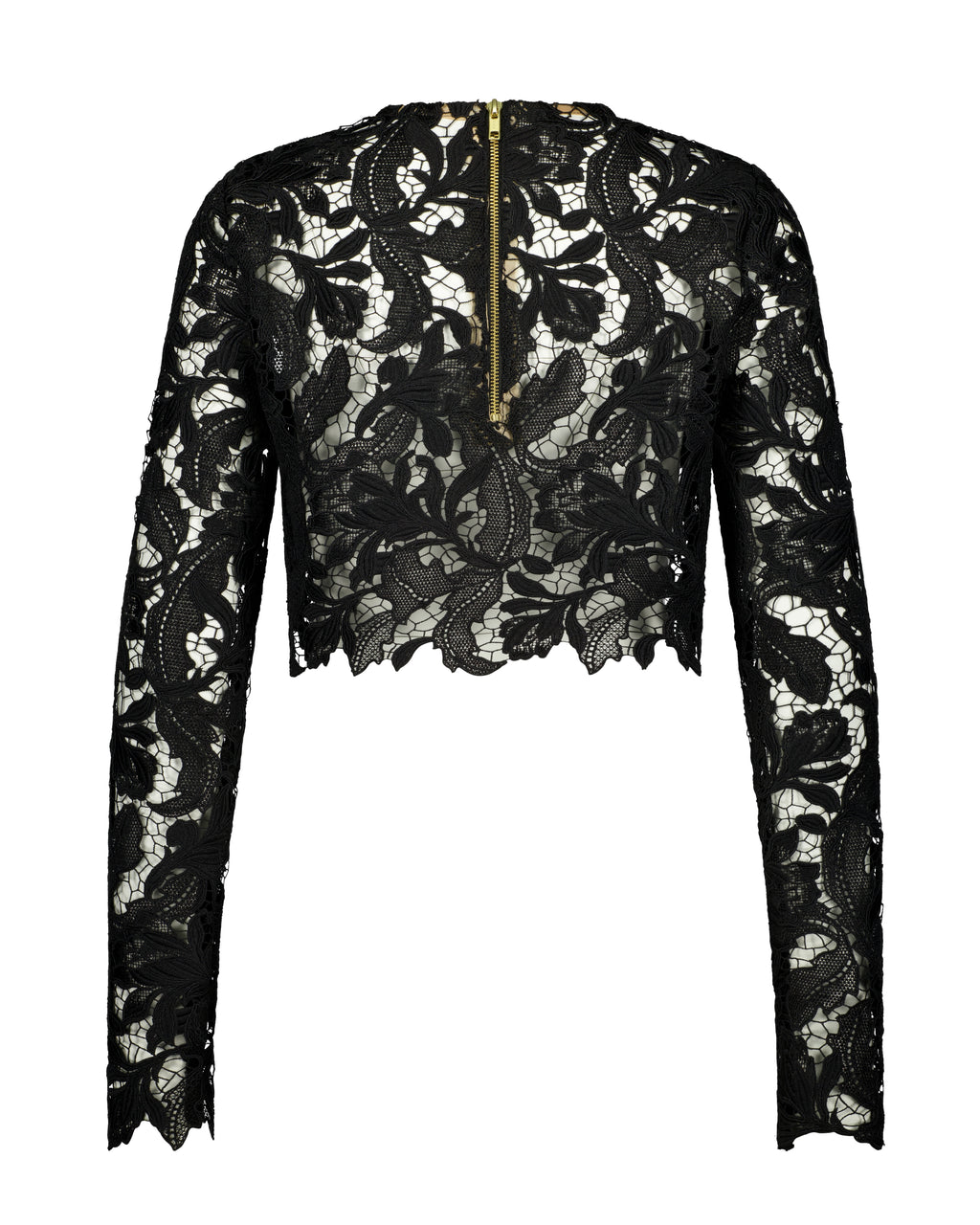 The Florentine Lace Top / Black