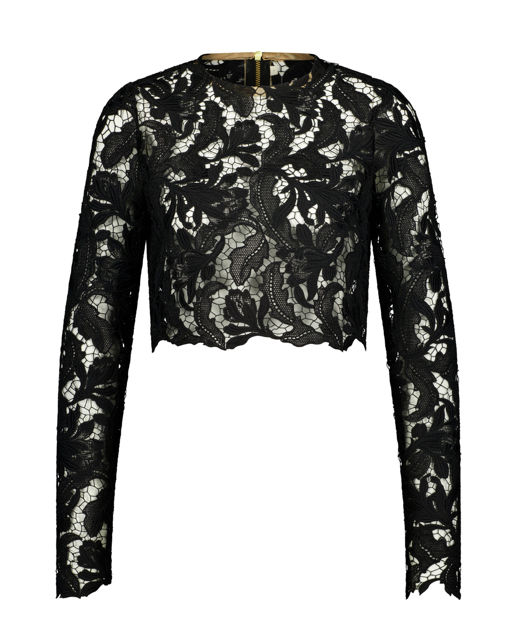 The Florentine Lace Top / Black