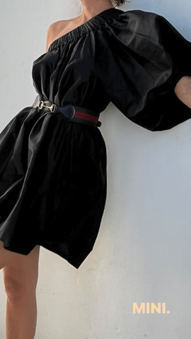 Aster Dress Mini in Black