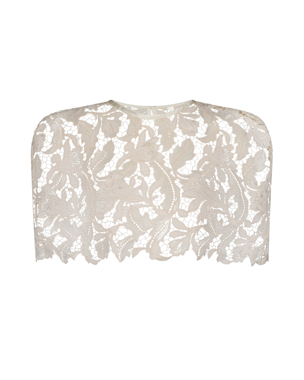 The Florentine Lace Capelet / Buttermilk