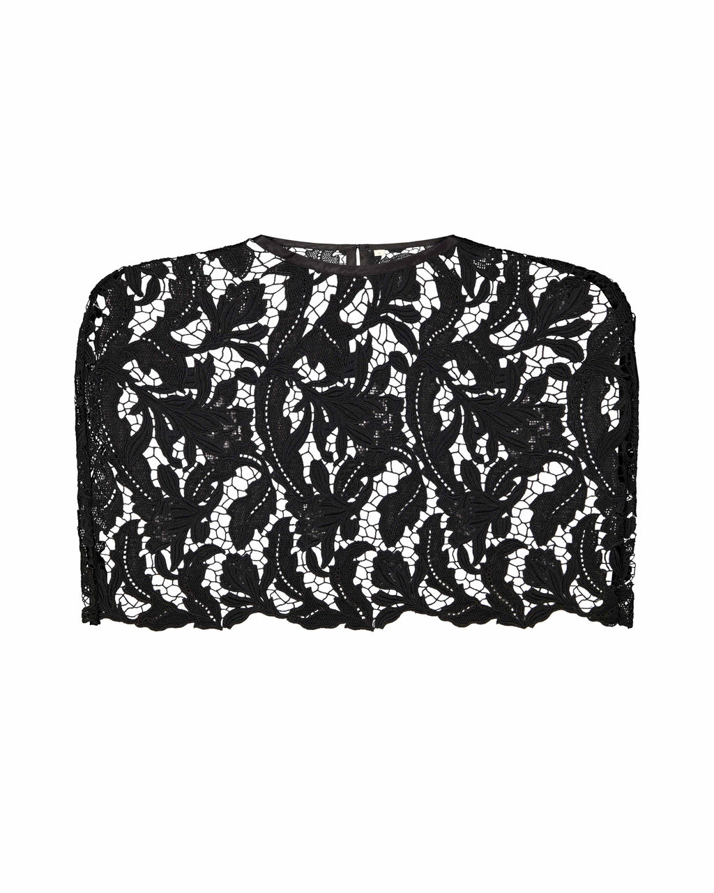 The Florentine Lace Capelet / Noir