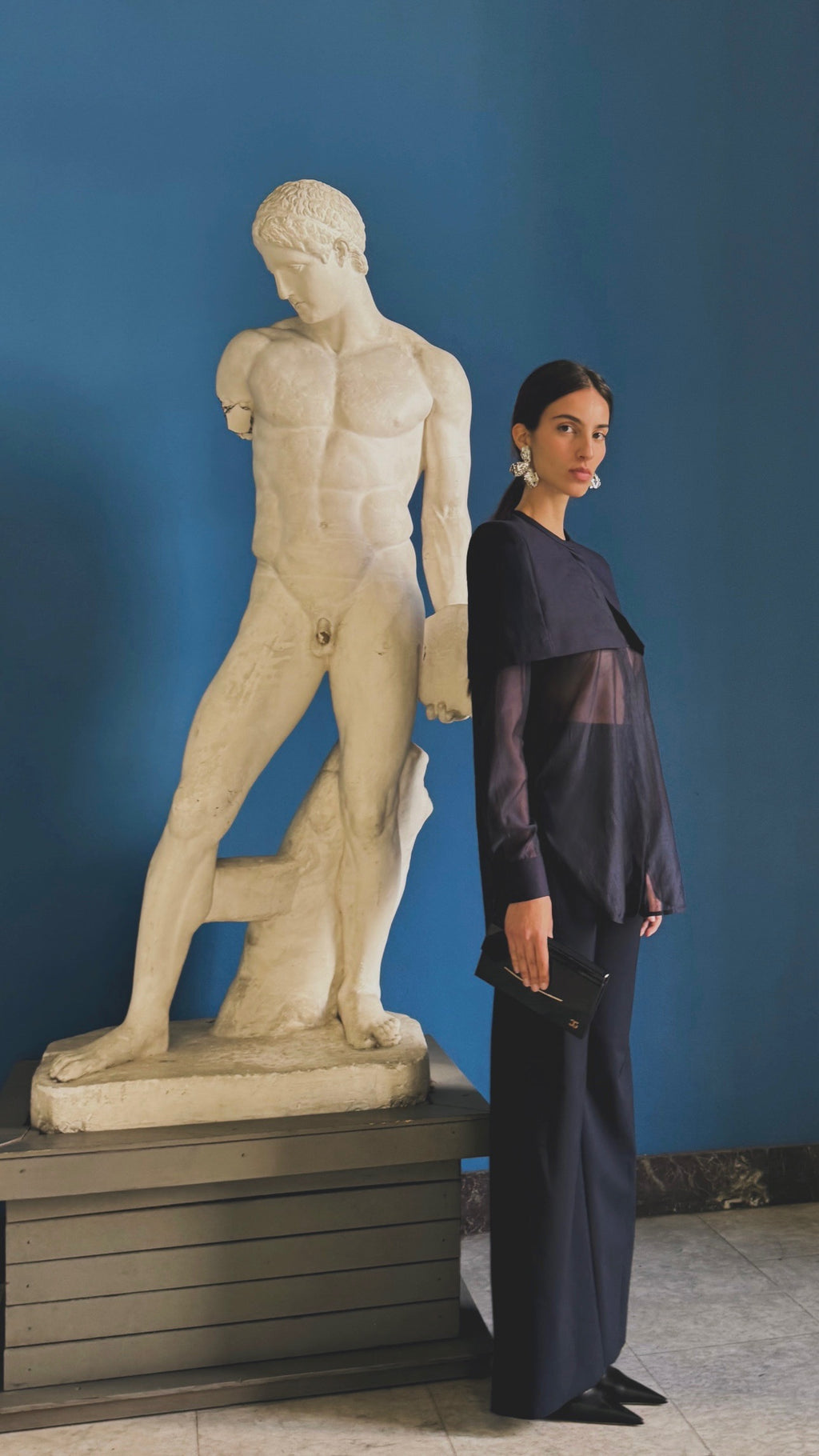 Fortuna Fine Wool Pant / Navy