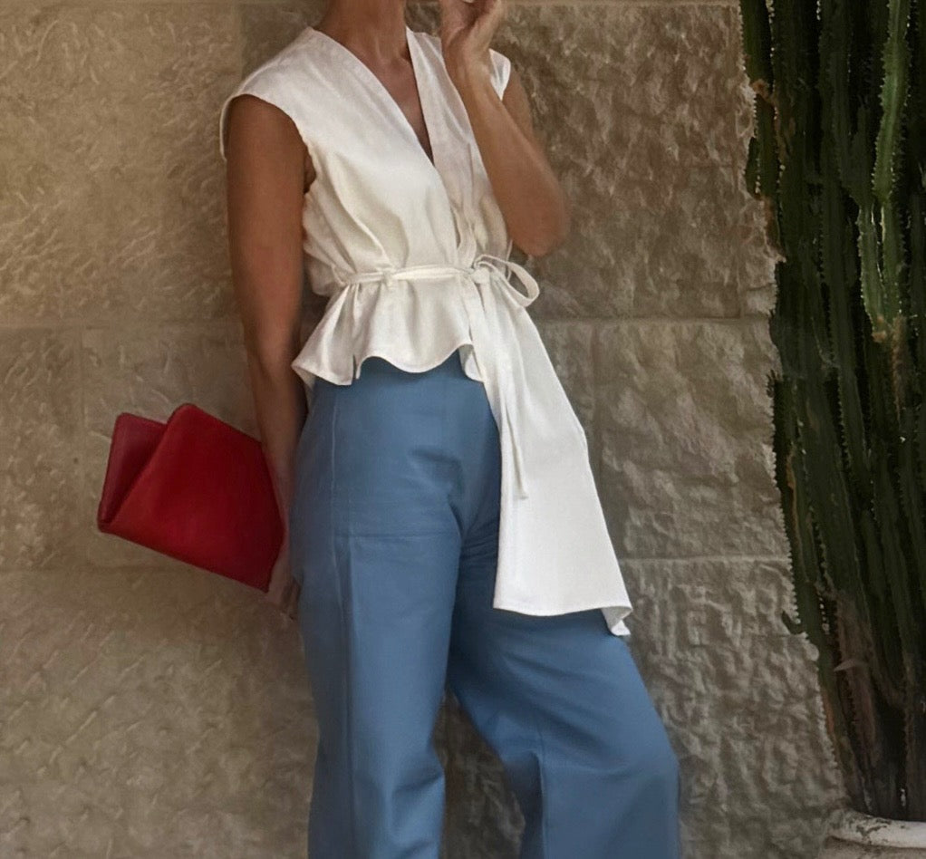 Seraphine Blouse / Chalk