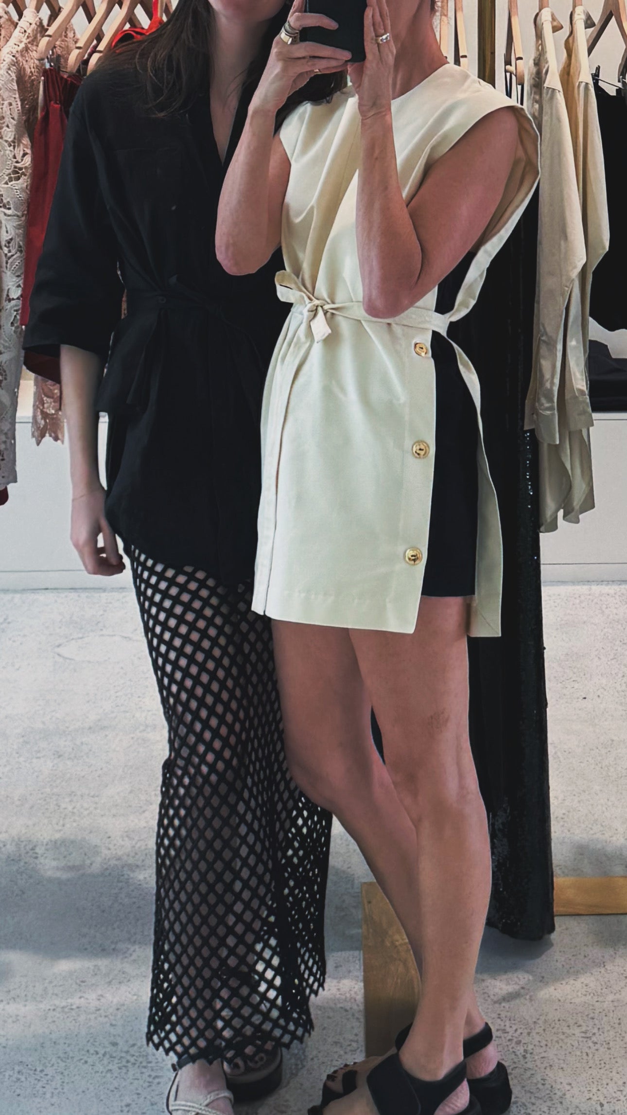 Hermes Tunic Dress / Cream