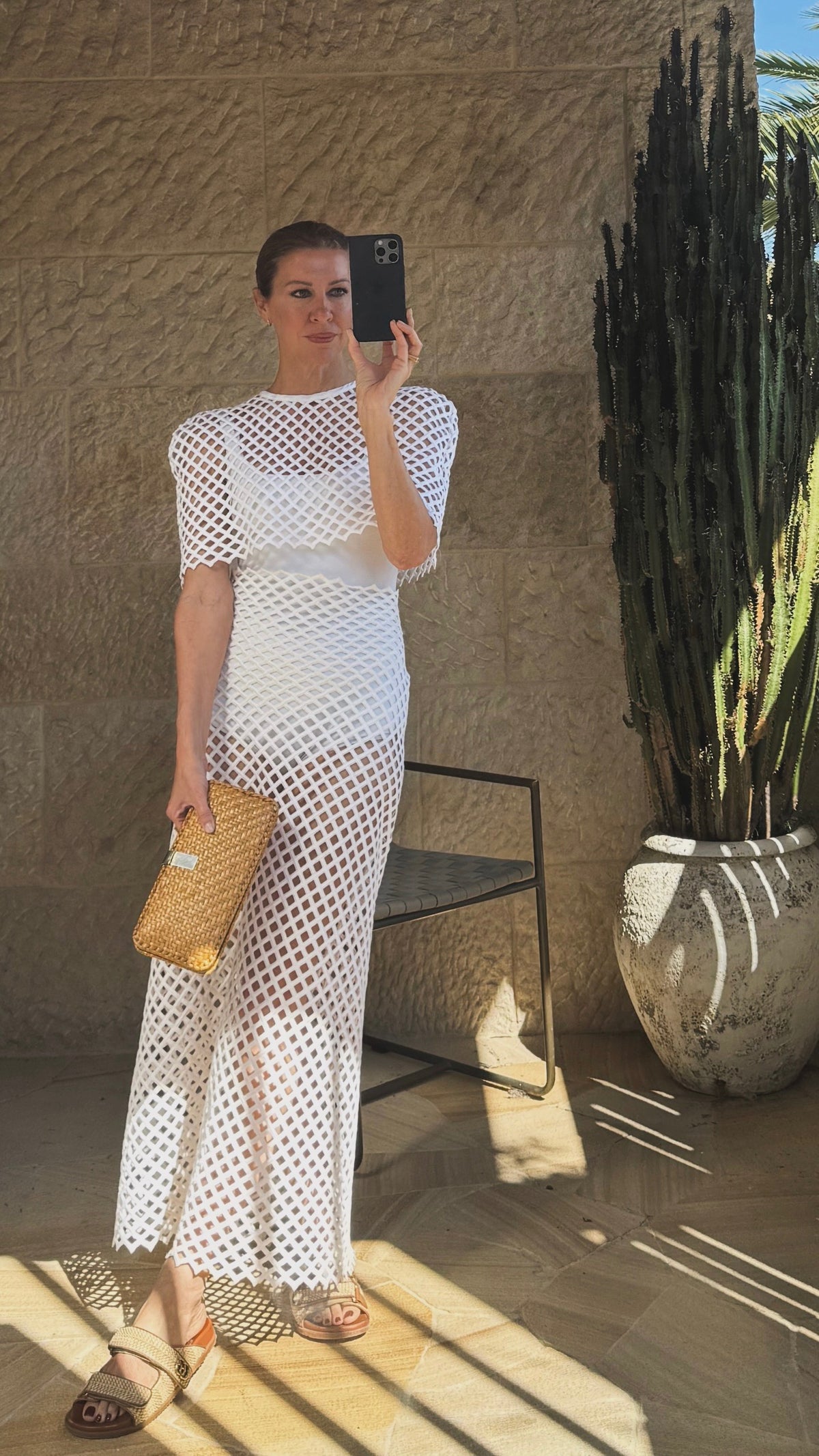 Villa Savoye Skirt / Bianco