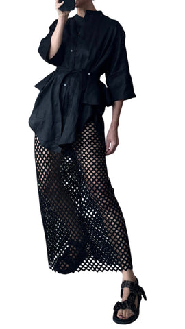Villa Savoye Skirt in Noir