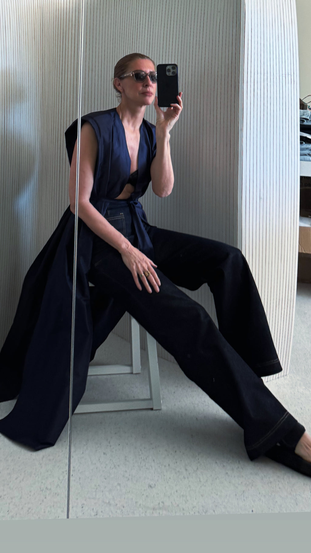La Lune Dress / Navy