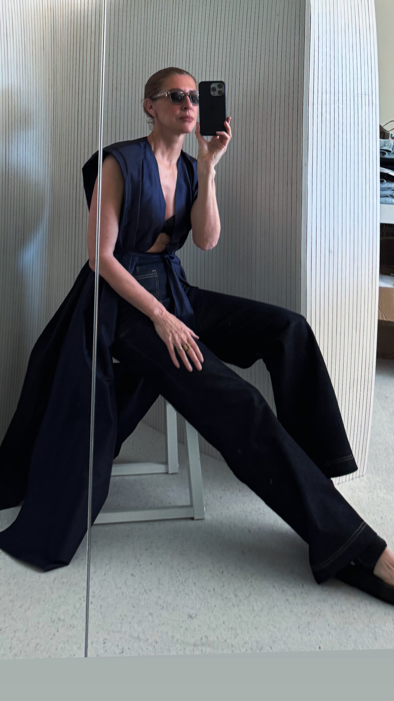 La Lune Dress / Navy