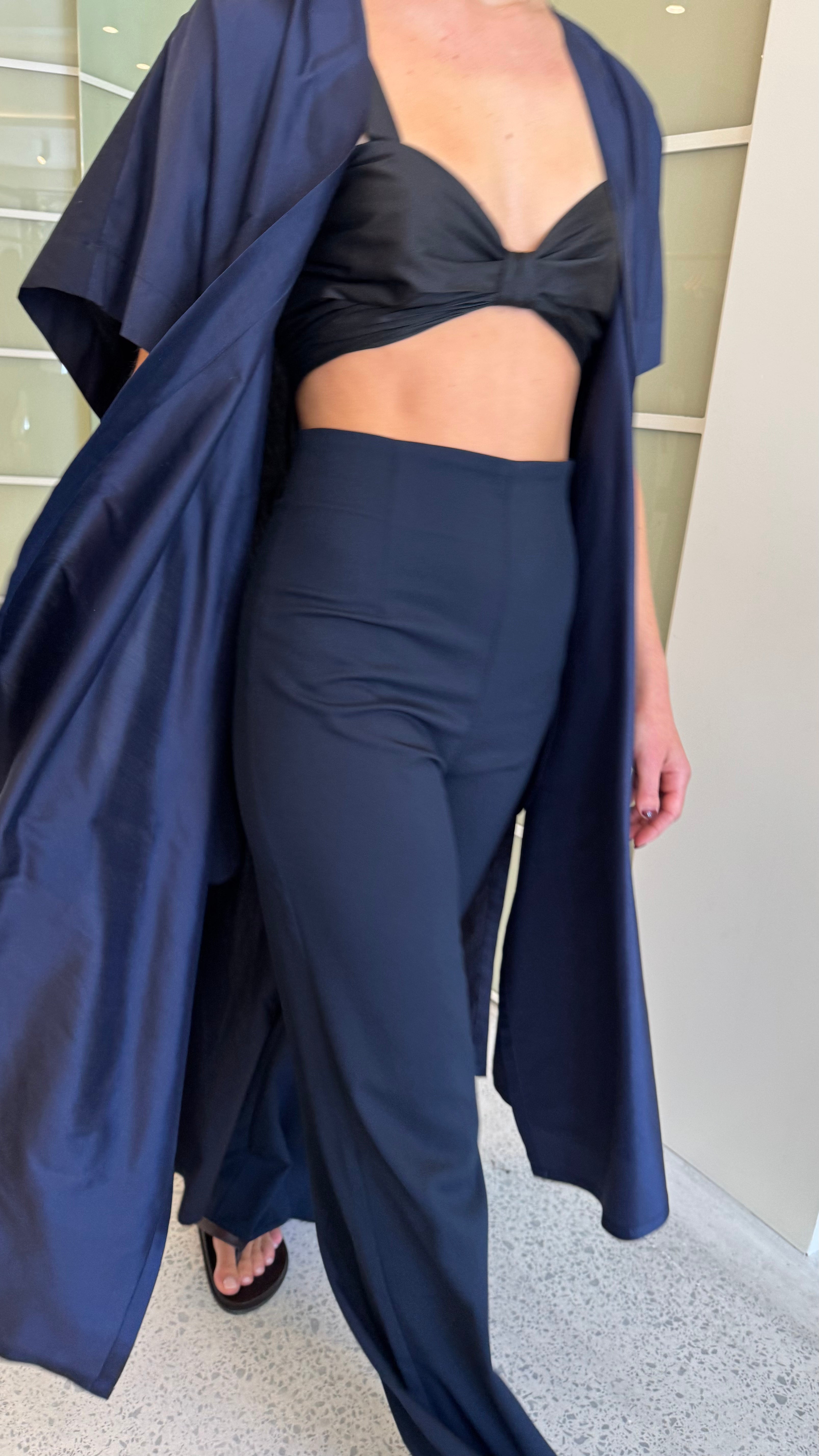 Fortuna Fine Wool Pant / Navy