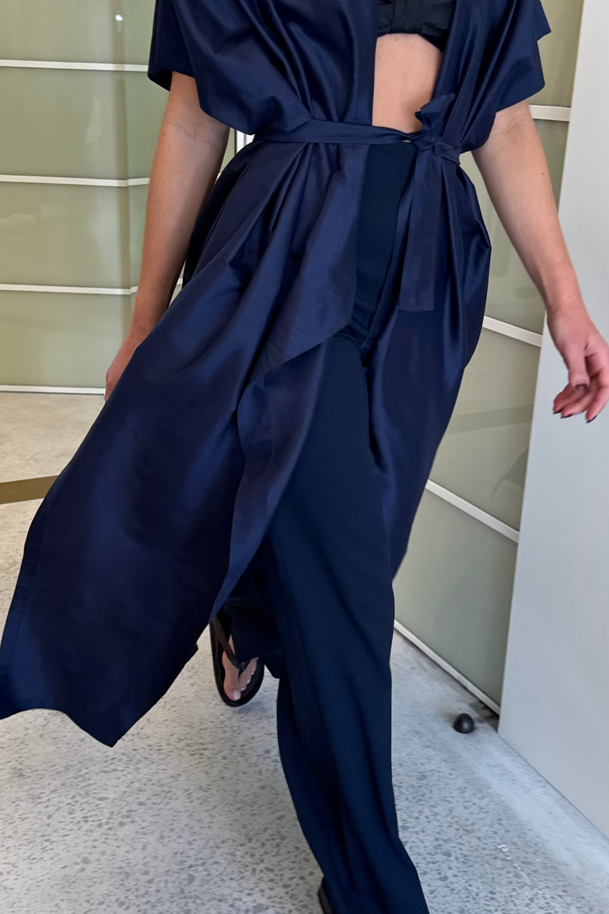 Fortuna Fine Wool Pant / Navy