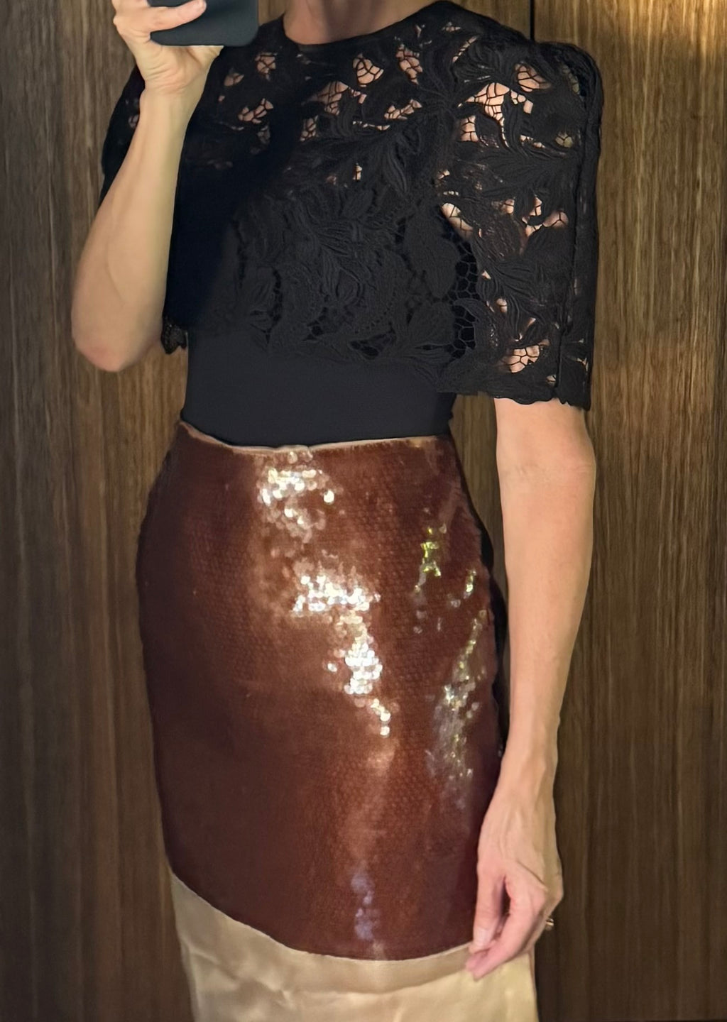 The Florentine Lace Capelet / Noir