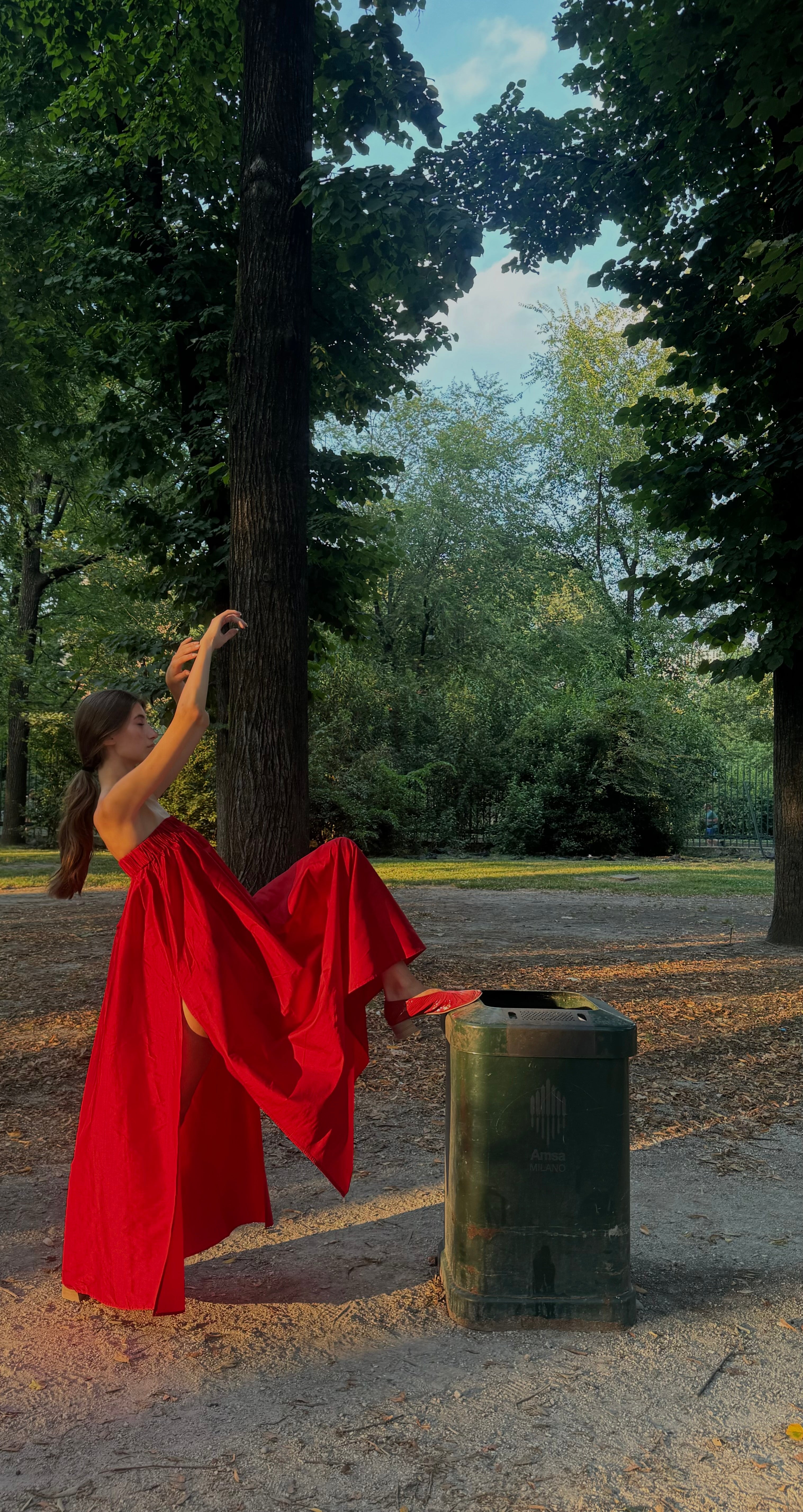 Cucciolo Skirt Red