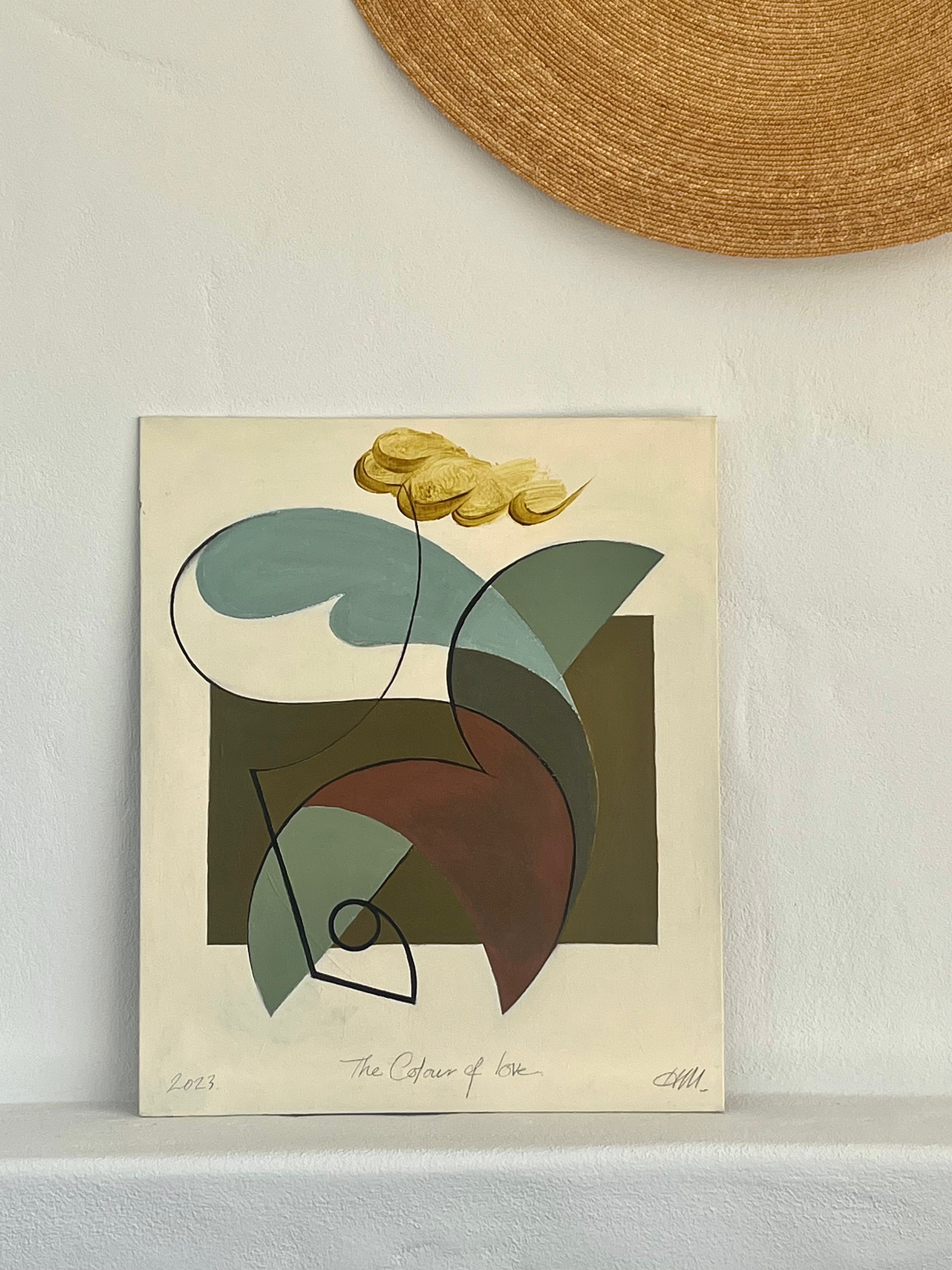 The Colour of Love - Original Sold. Hand Painted Art Print