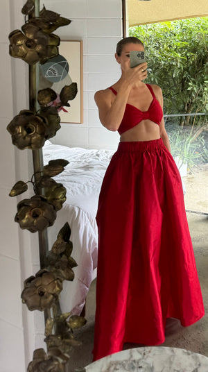 Cucciolo Skirt Red