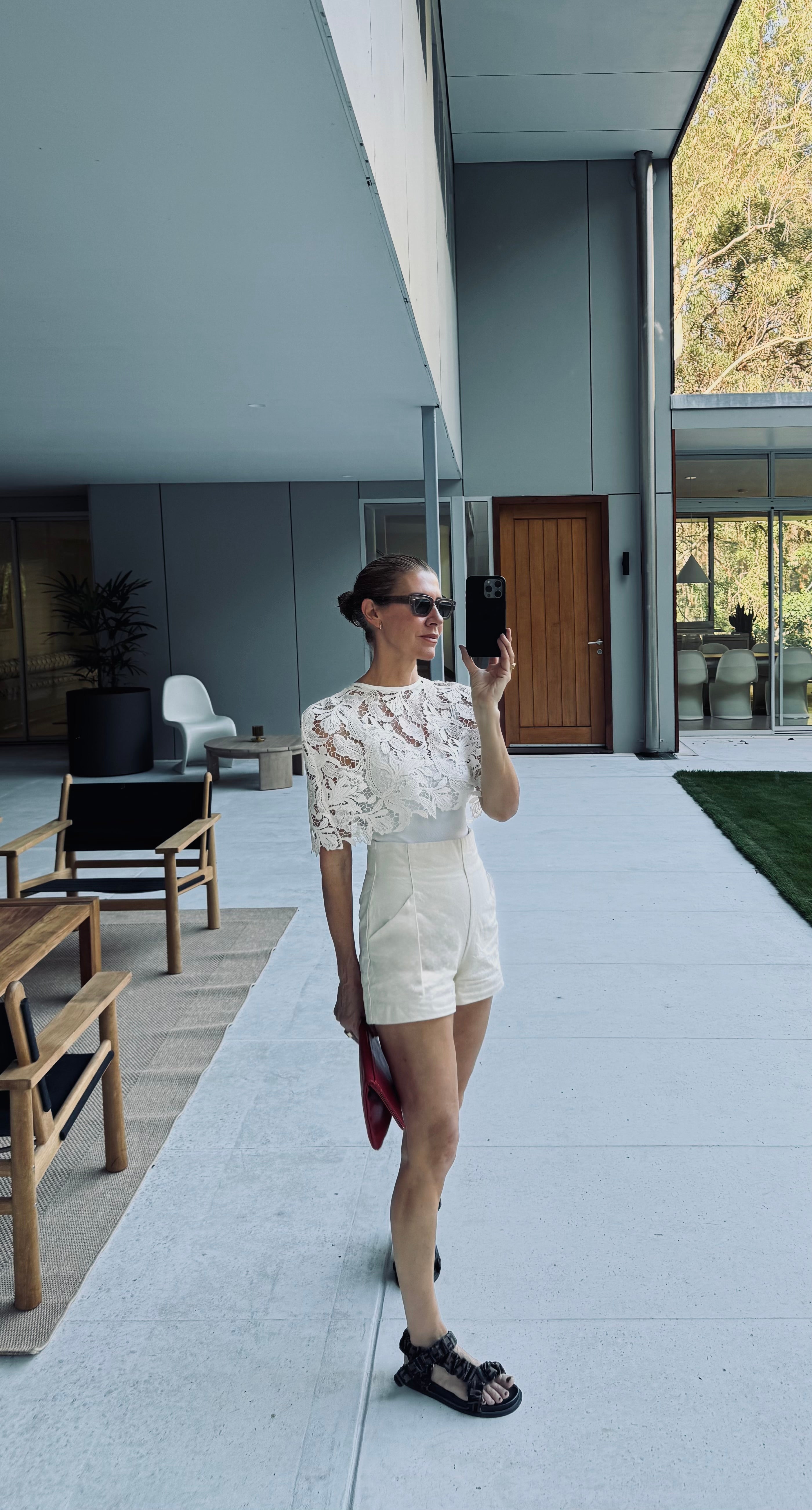 The Florentine Lace Capelet / Buttermilk