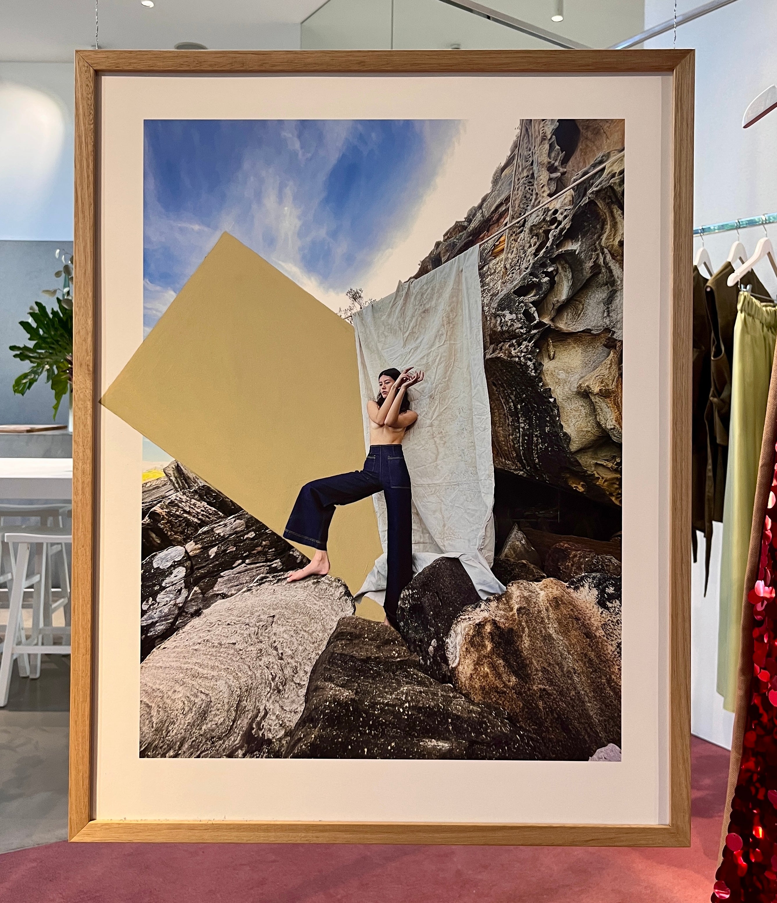 Parco Sempione. Hand Painted Photographic Print