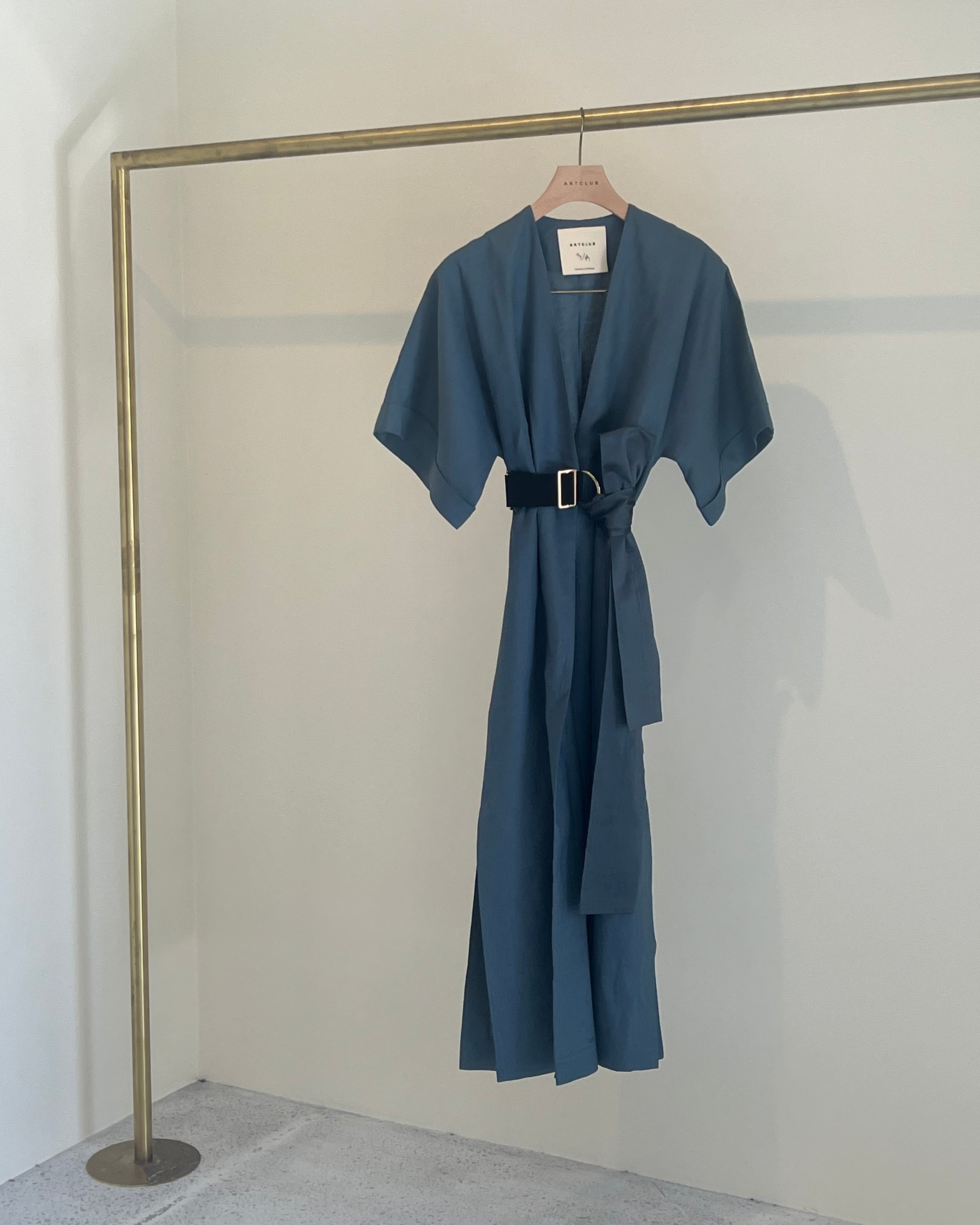 Paradiso Wrap Dress Long / Cielo