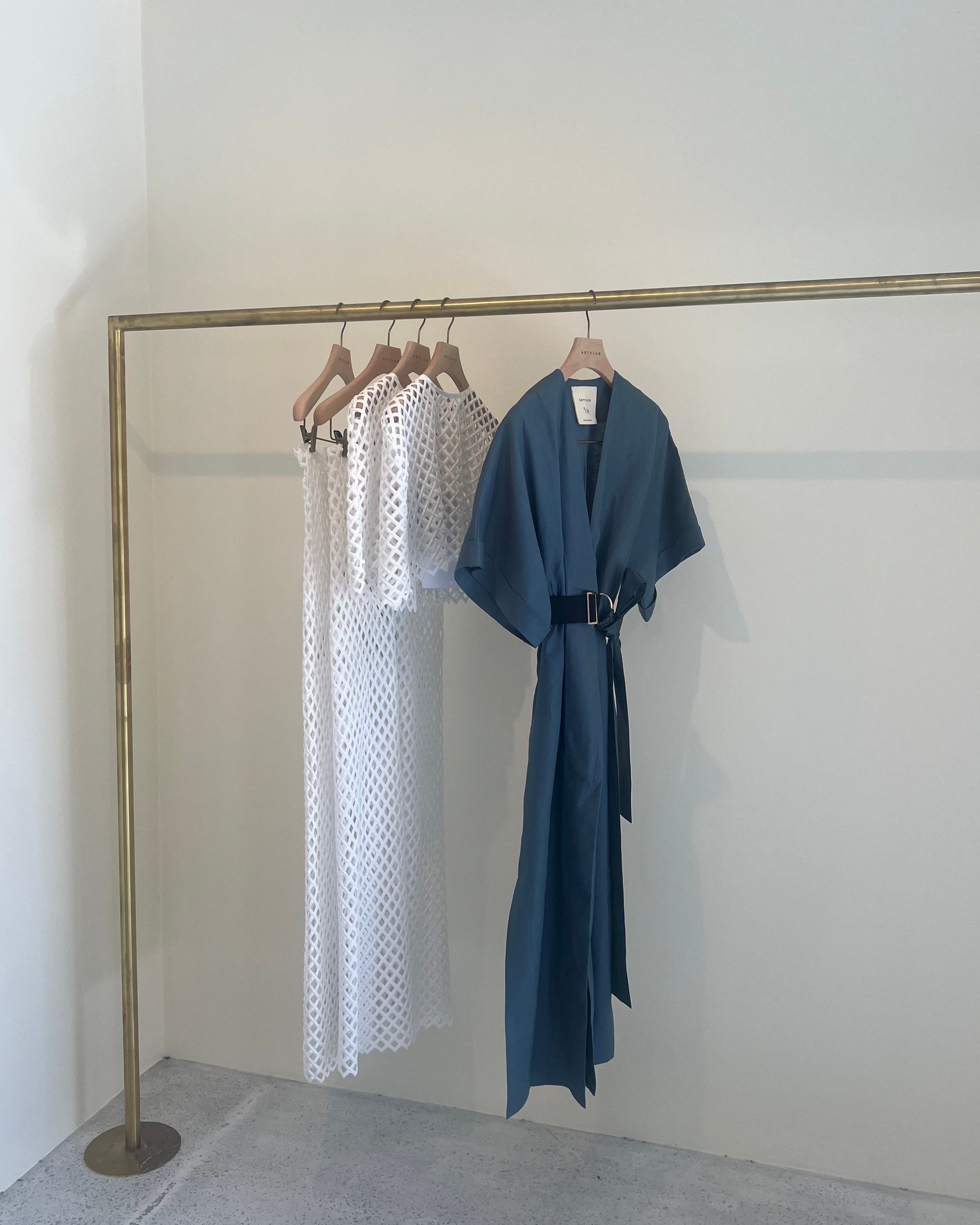 Paradiso Wrap Dress Long / Cielo