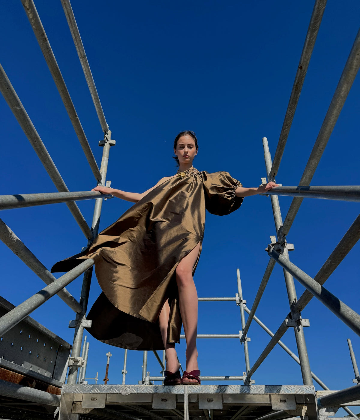 Aster Dress / Brown Sugar