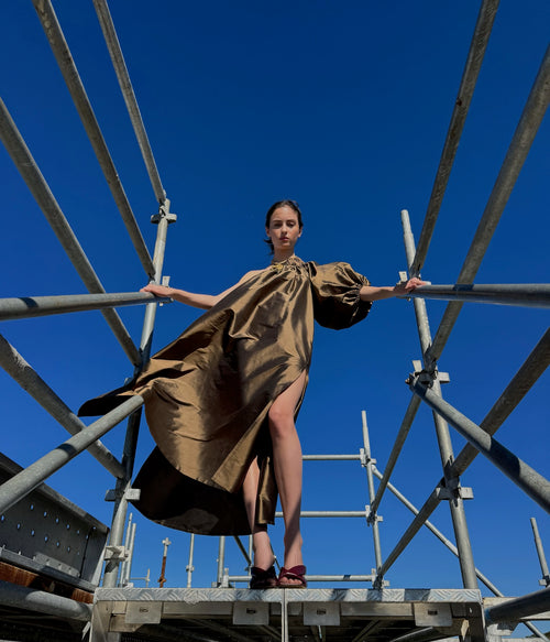 Aster Dress / Brown Sugar