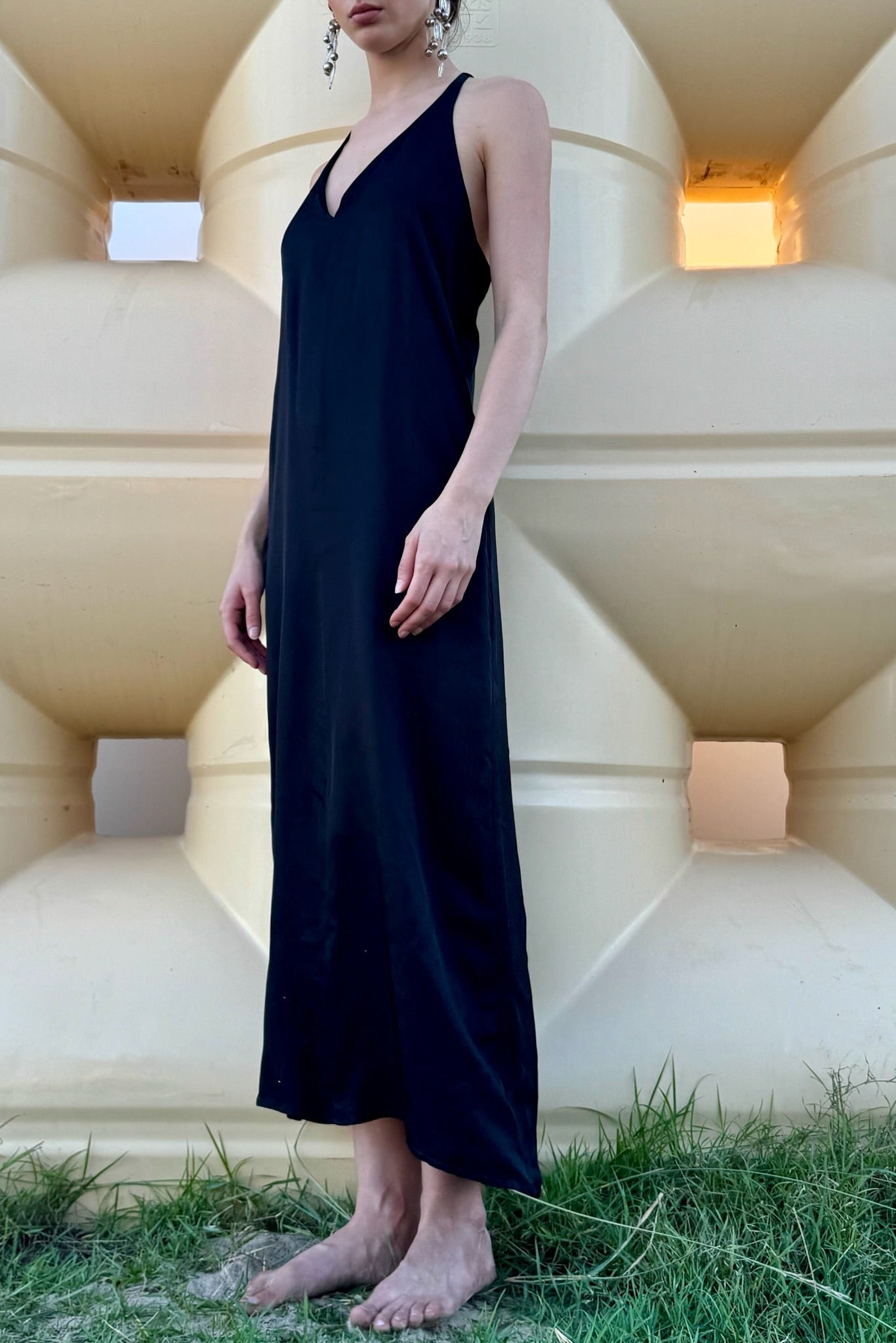 The Freudian Slip Dress / Noir