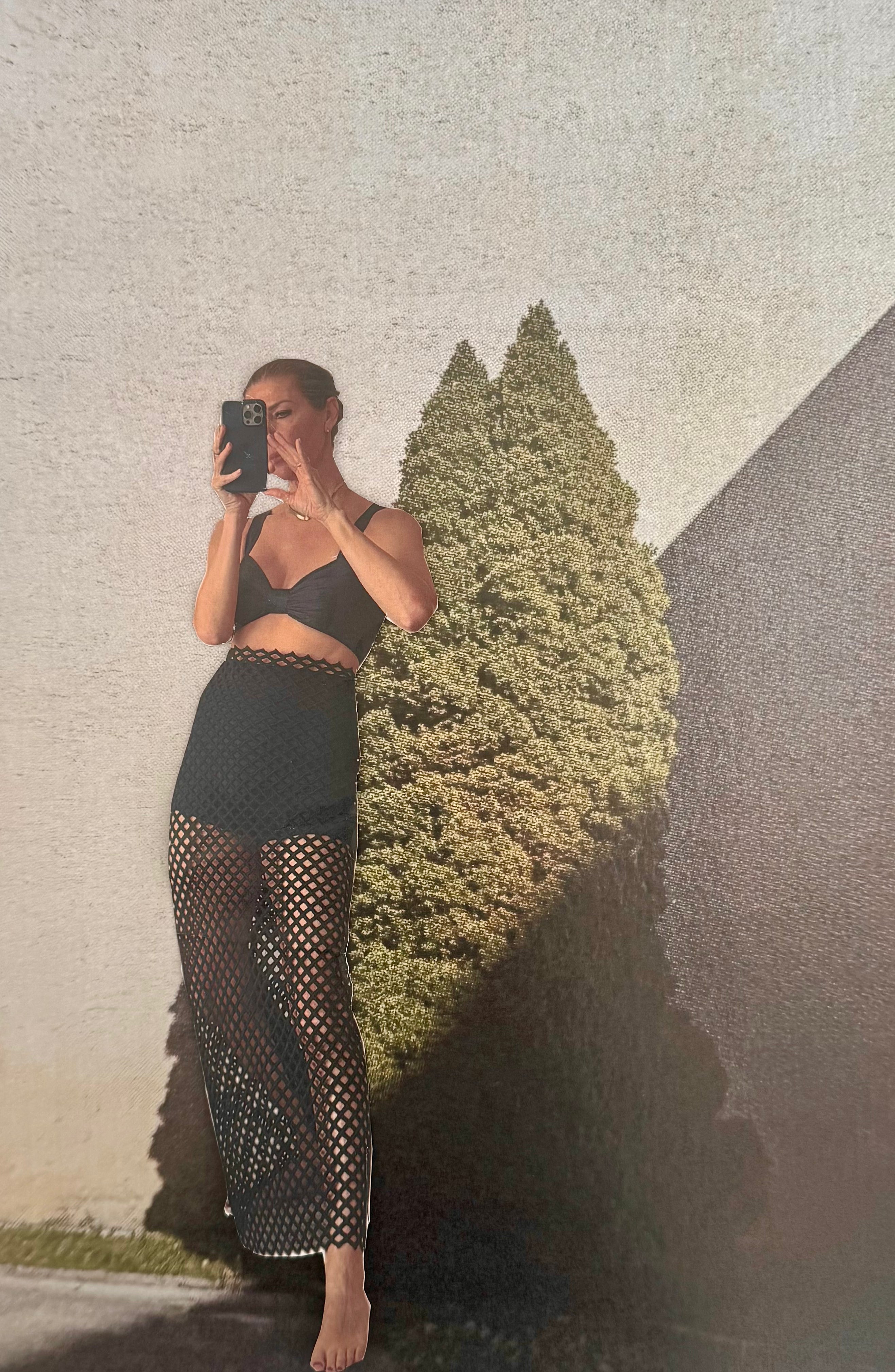 Villa Savoye Skirt in Noir