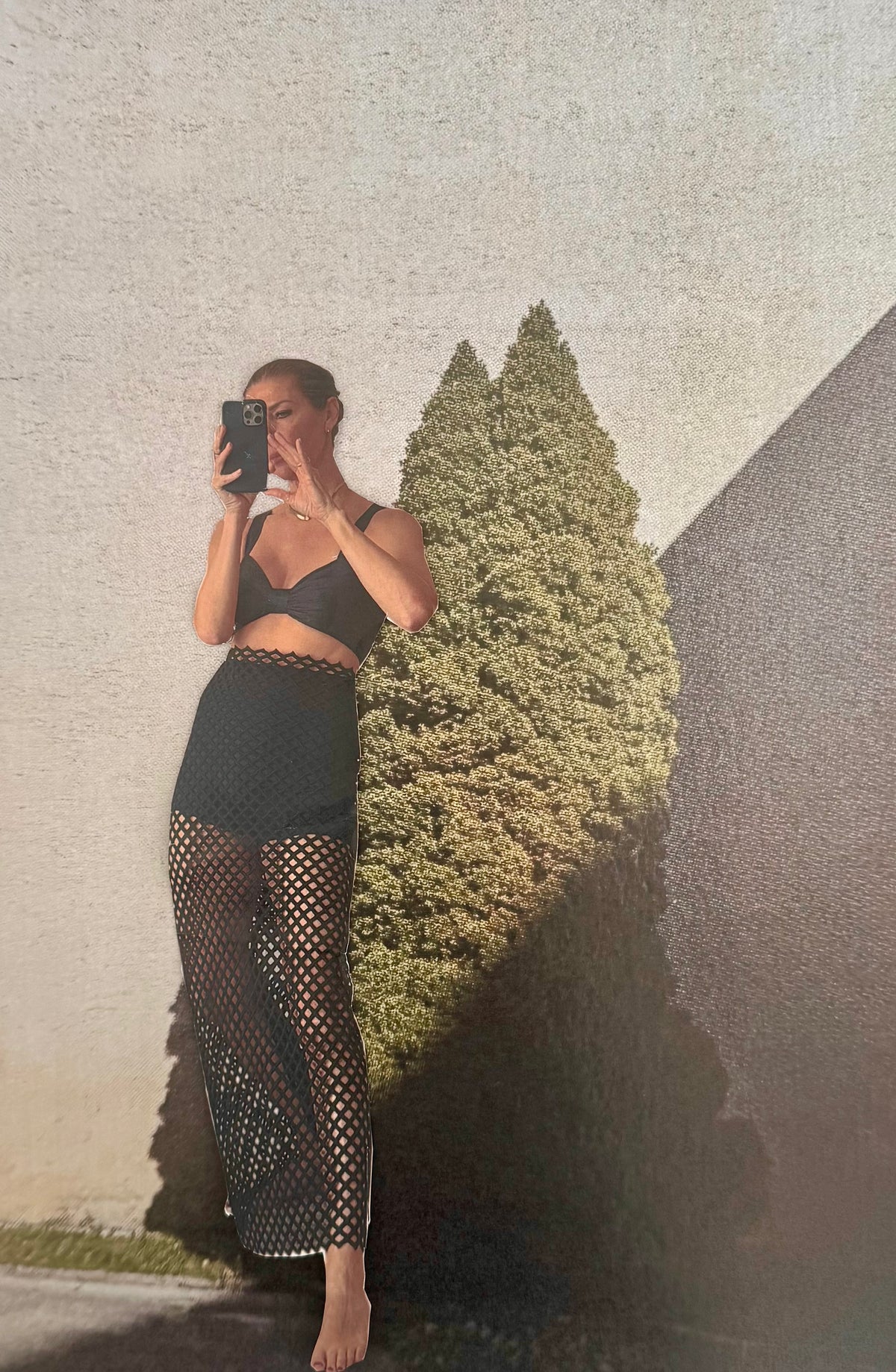 Villa Savoye Skirt / Noir