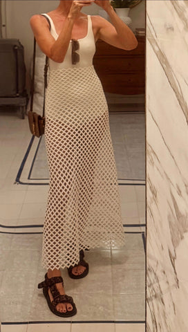 Villa Savoye Skirt in Bianco