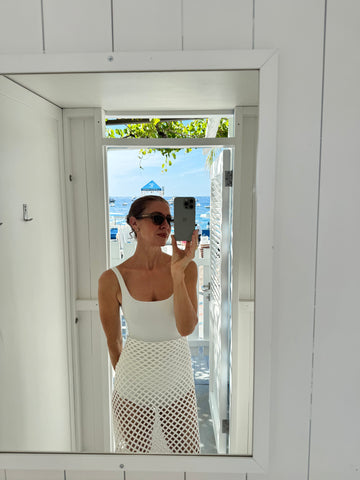Villa Savoye Skirt in Bianco
