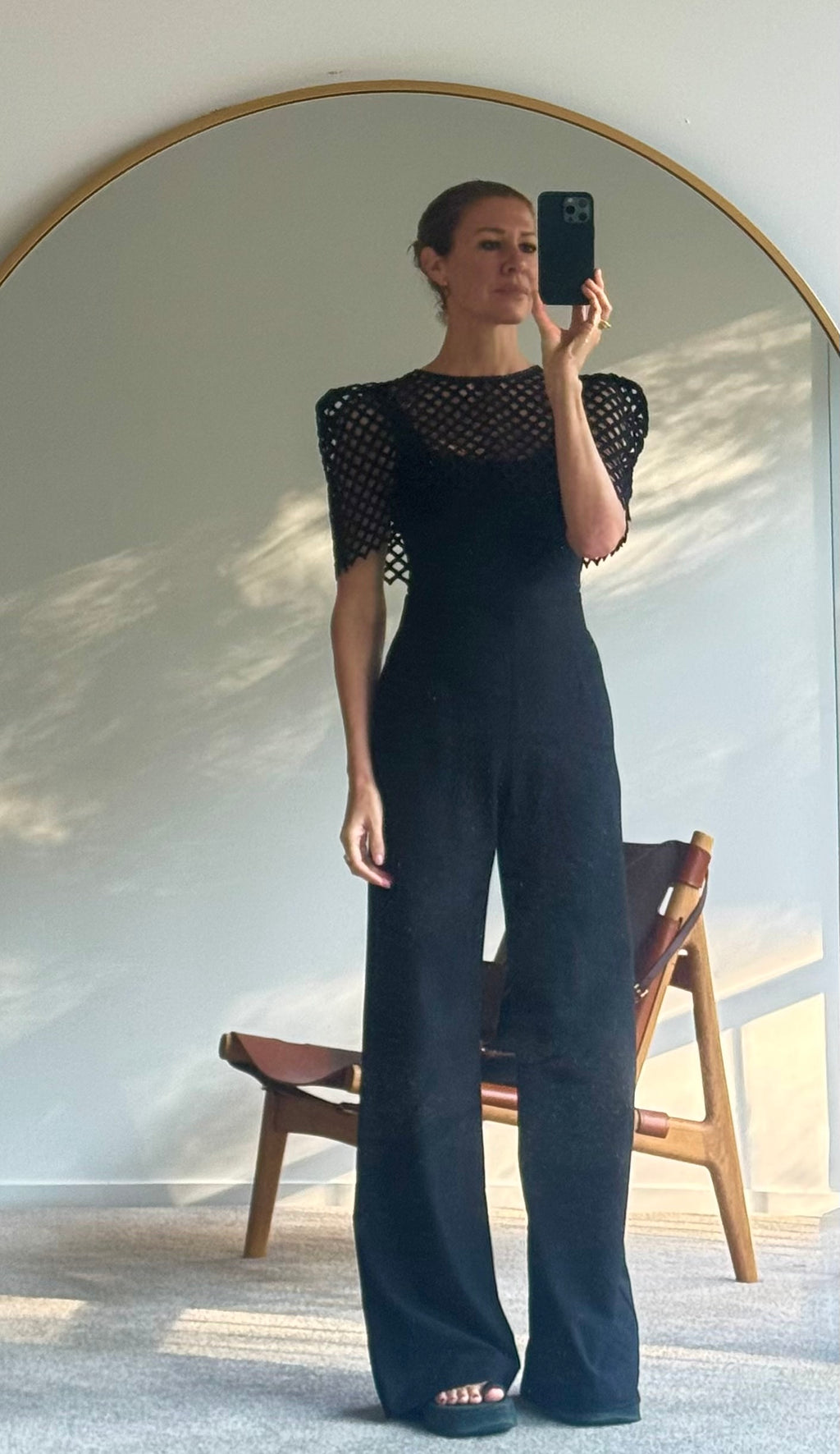 Villa Savoye Summer Capelet / Noir