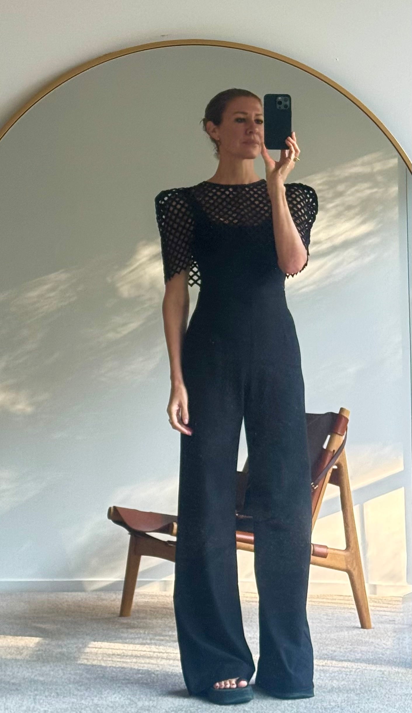 Villa Savoye Summer Capelet / Noir