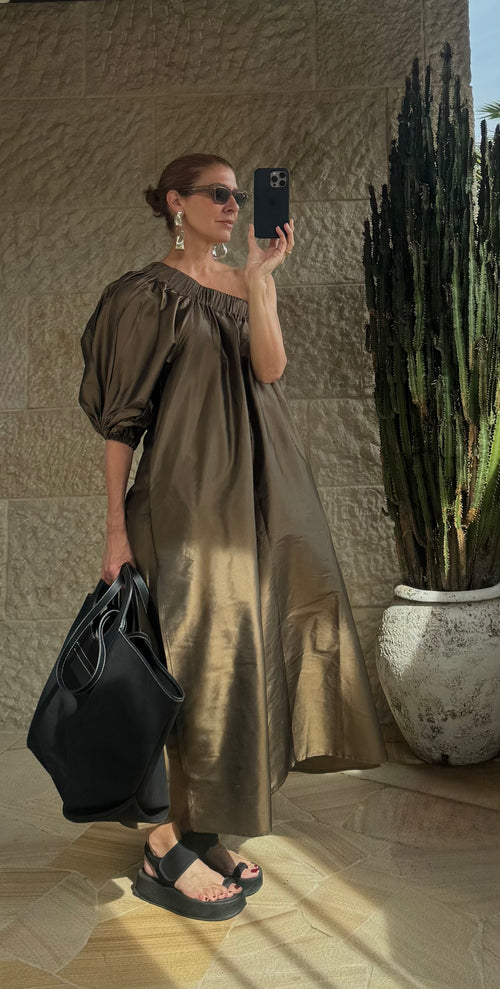 Aster Dress / Brown Sugar