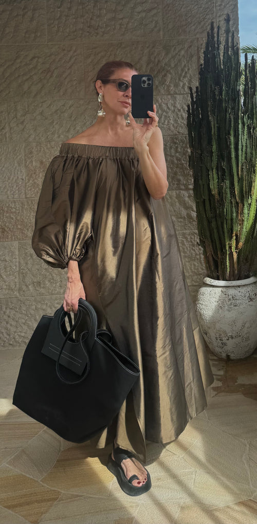 Aster Dress / Brown Sugar