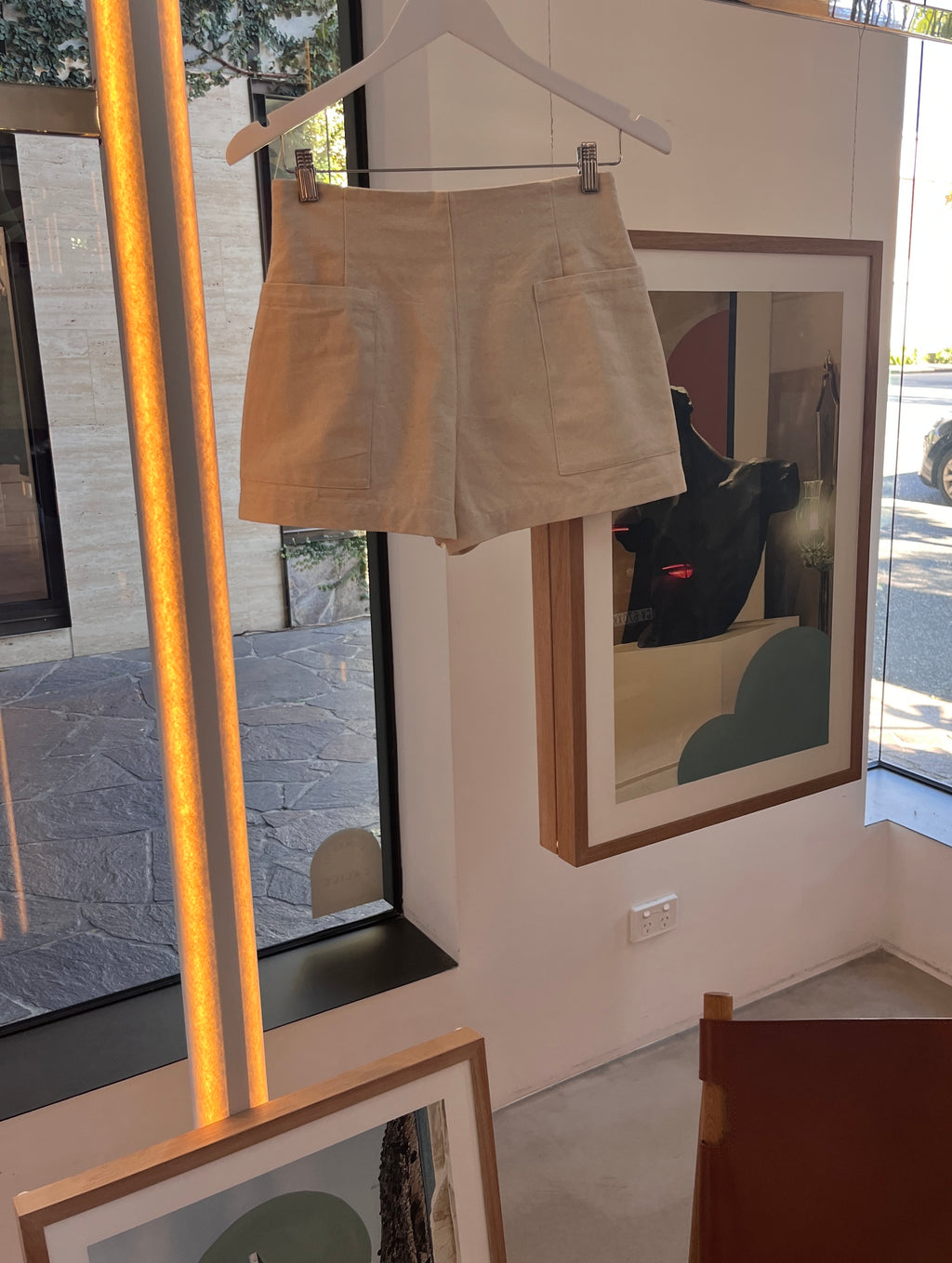 Rossini Shorts in Ecru