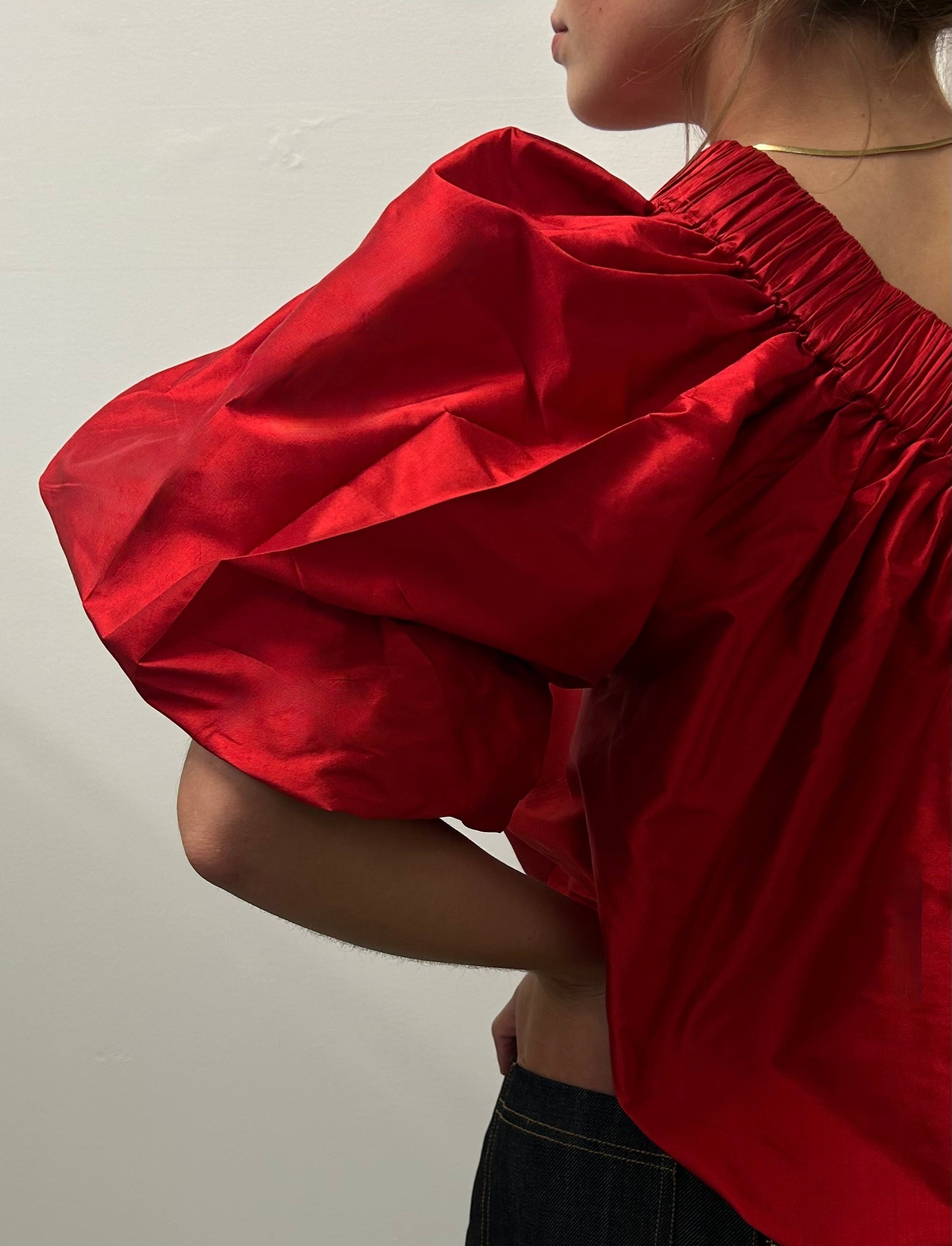 Mariposa Blouse Red