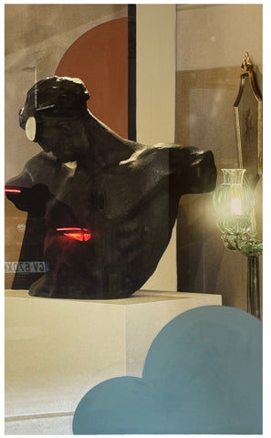 Rita Fancsaly Milano. Hand Painted Photographic Print