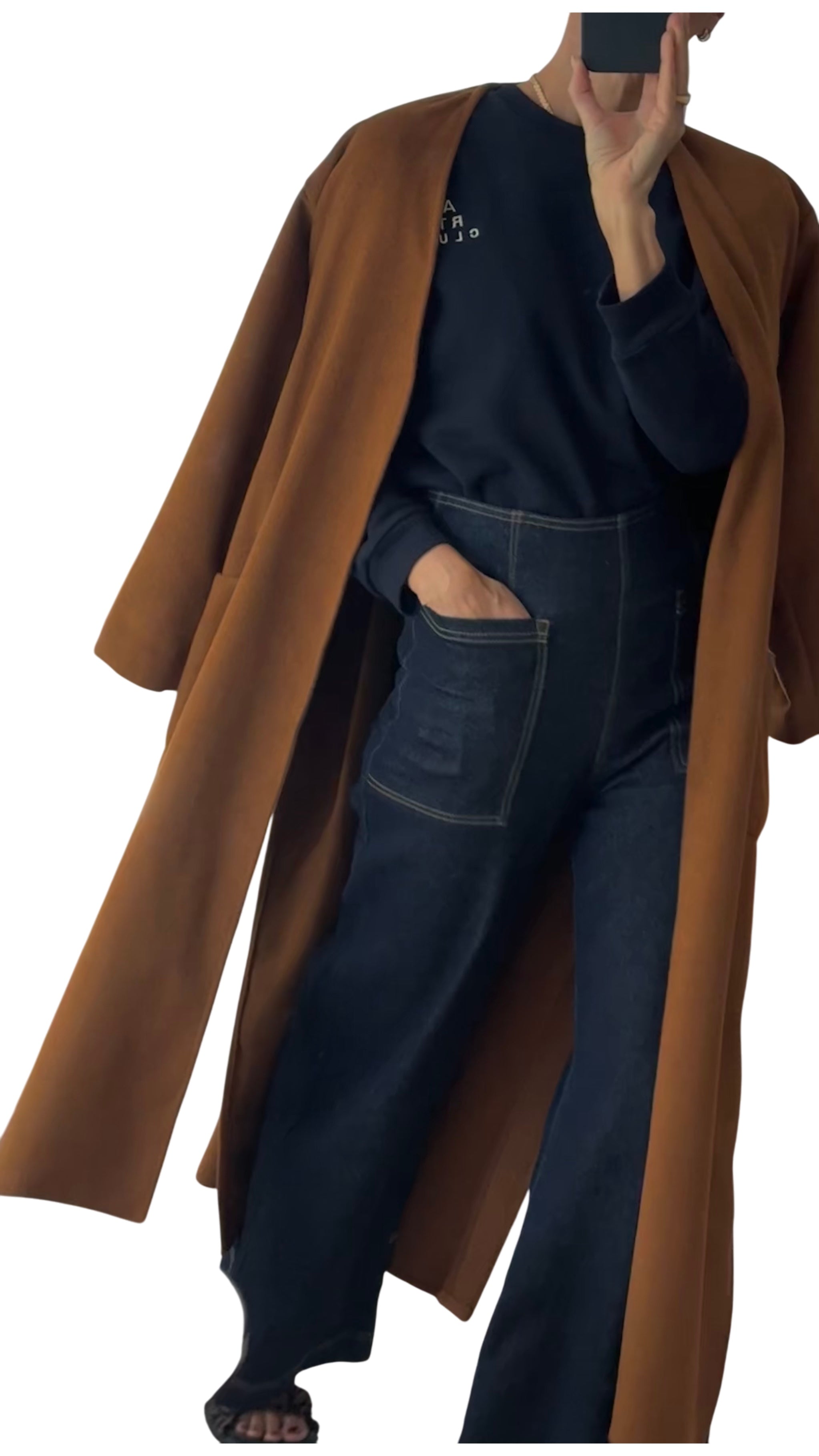 Deshi Coat Burnt Caramel