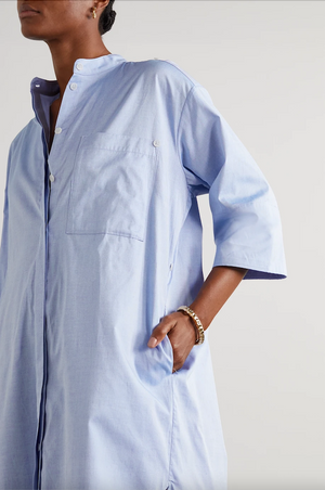 Florican Shirt Dress Pale Blue