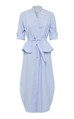 Florican Shirt Dress Pale Blue