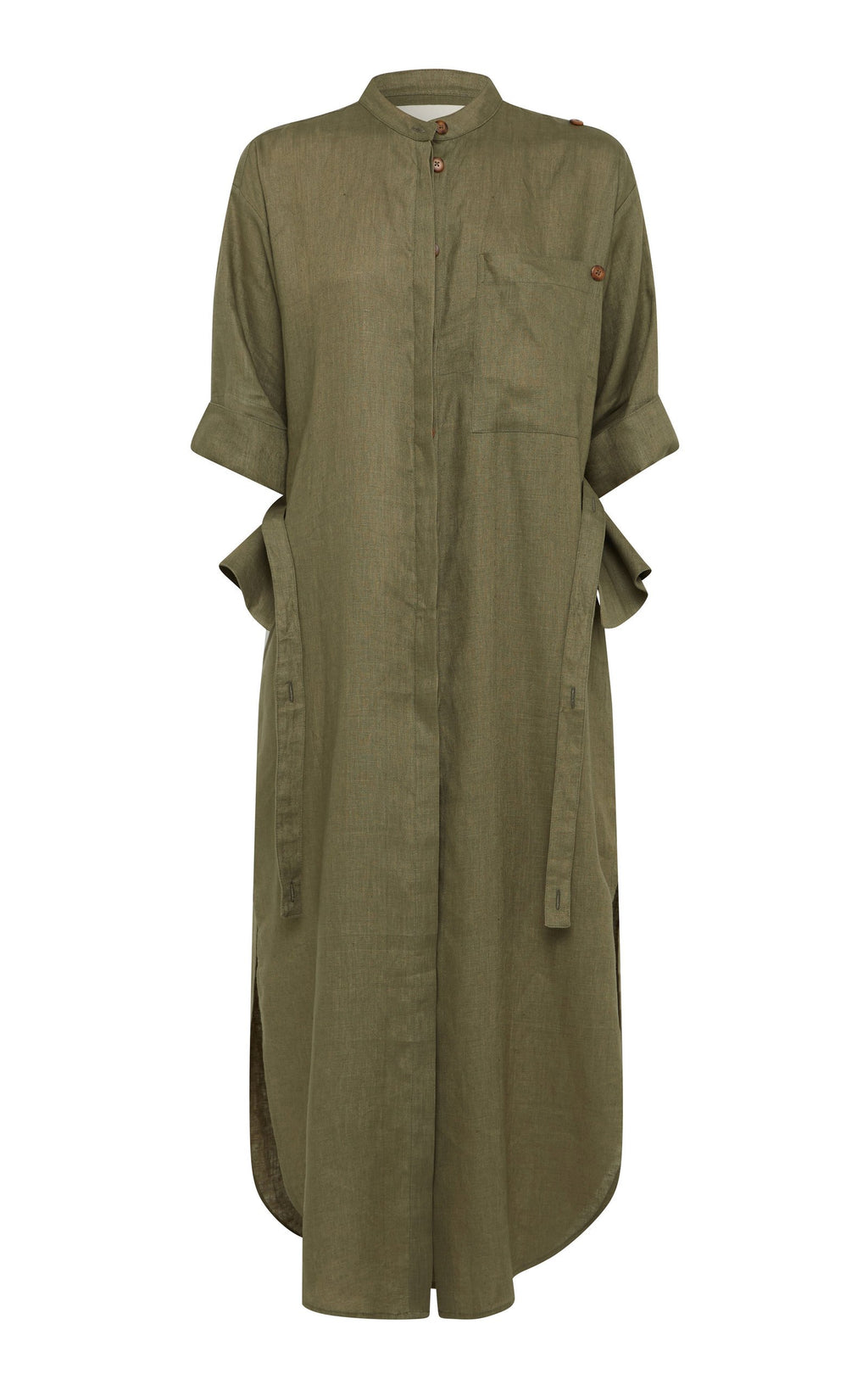 Florican Shirt Dress Khaki