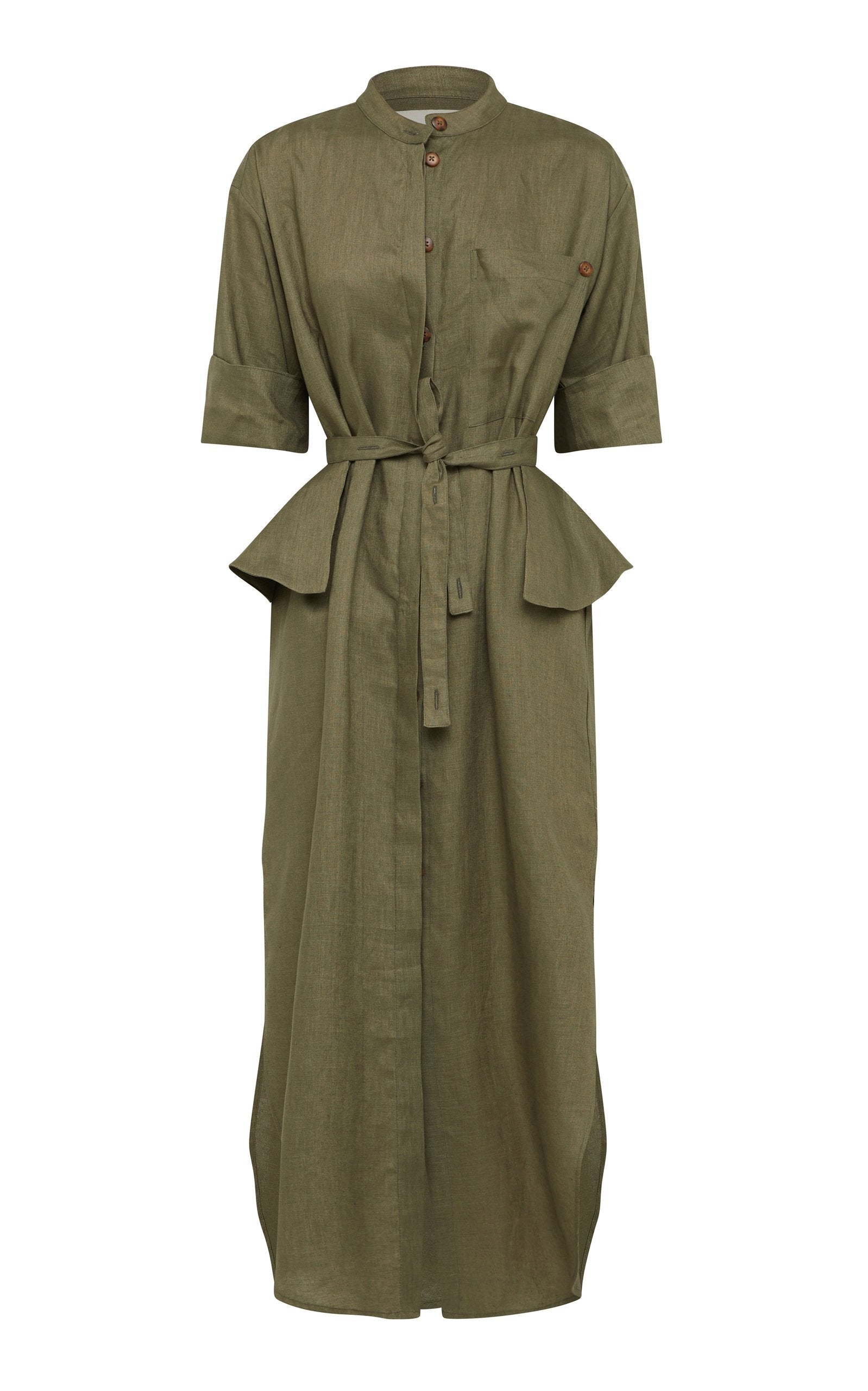 Florican Shirt Dress Khaki